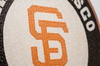 San Francisco Giants Emblem – Handcrafted Natural Stone Mosaic