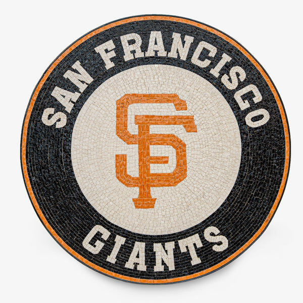San Francisco Giants Emblem – Handcrafted Natural Stone Mosaic