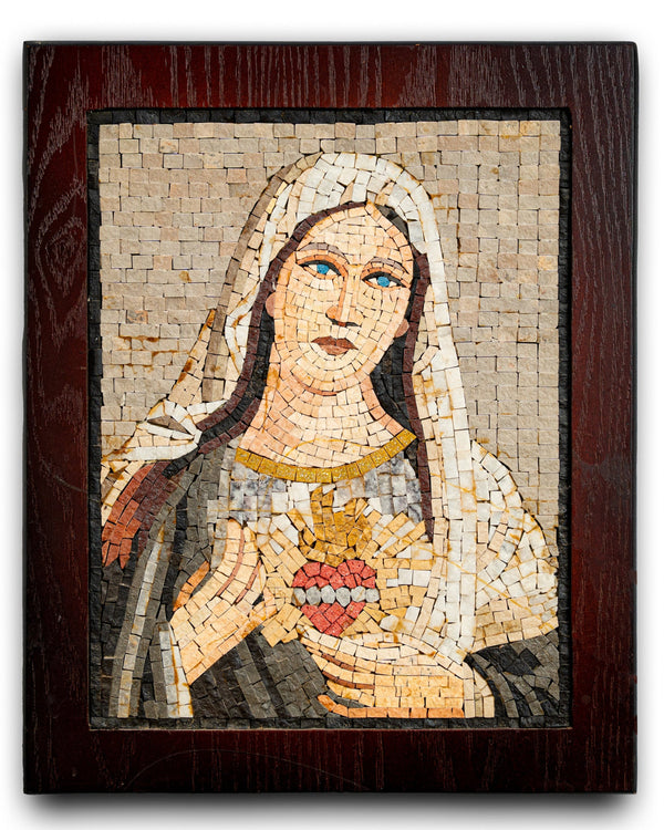 Sacred Heart of Mary Christian Religious Mosaic