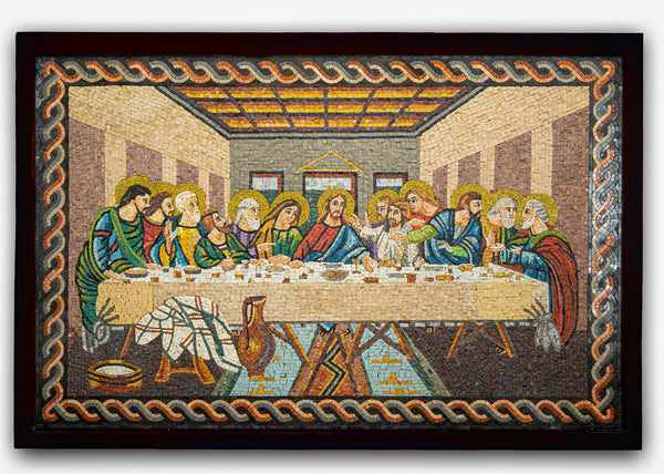 The Last Supper Stone Mosaic Eternal Communion