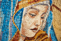Madonna and Child – Handcrafted Religious Stone Mosaic