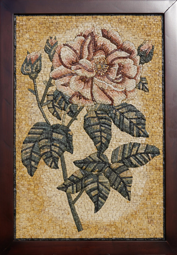 Timeless Floral Mosaic A Symbol of Beauty and Grace